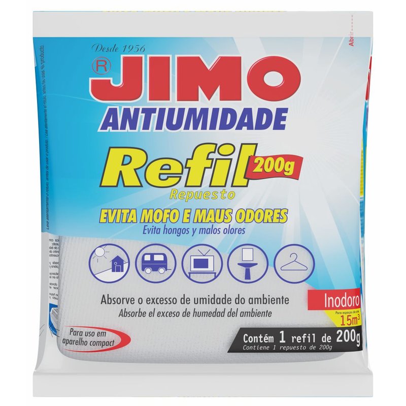 jimo antiumidade refil 200g